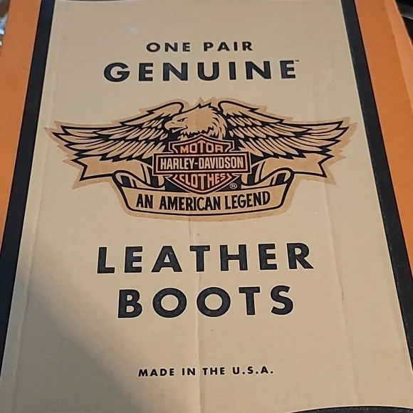 Harley davidson leather riding boots new Women's 9 - Picture 10 of 11